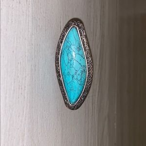 Massive Mexican inspired free form ring